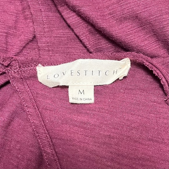 Lovestitch Dolman Sleeve Open Back Blouse Medium NWOT - Picture 5 of 8